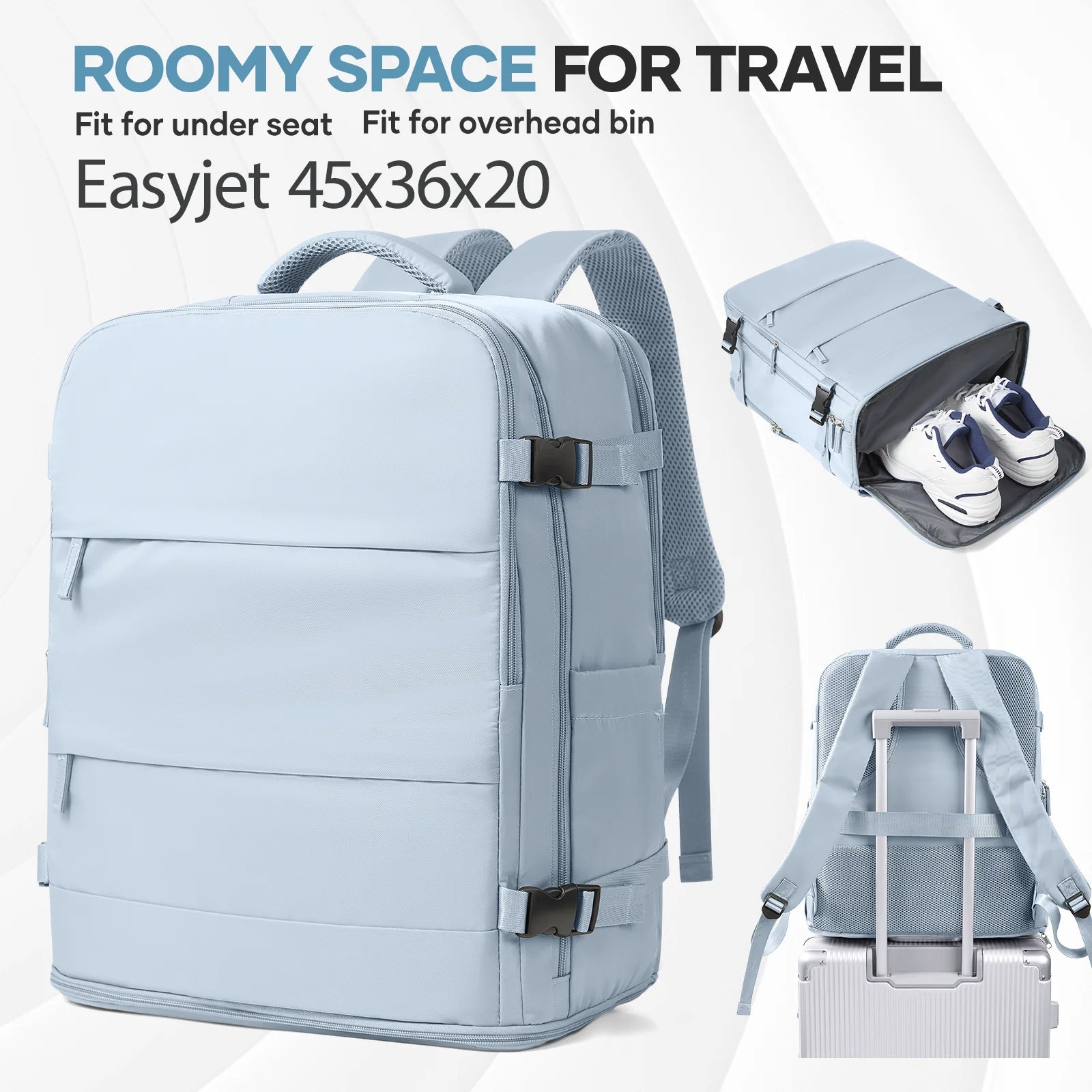 Easyjet Cabin Bag 45x36x20 Backpack Cabin Men Laptop Backpack Under