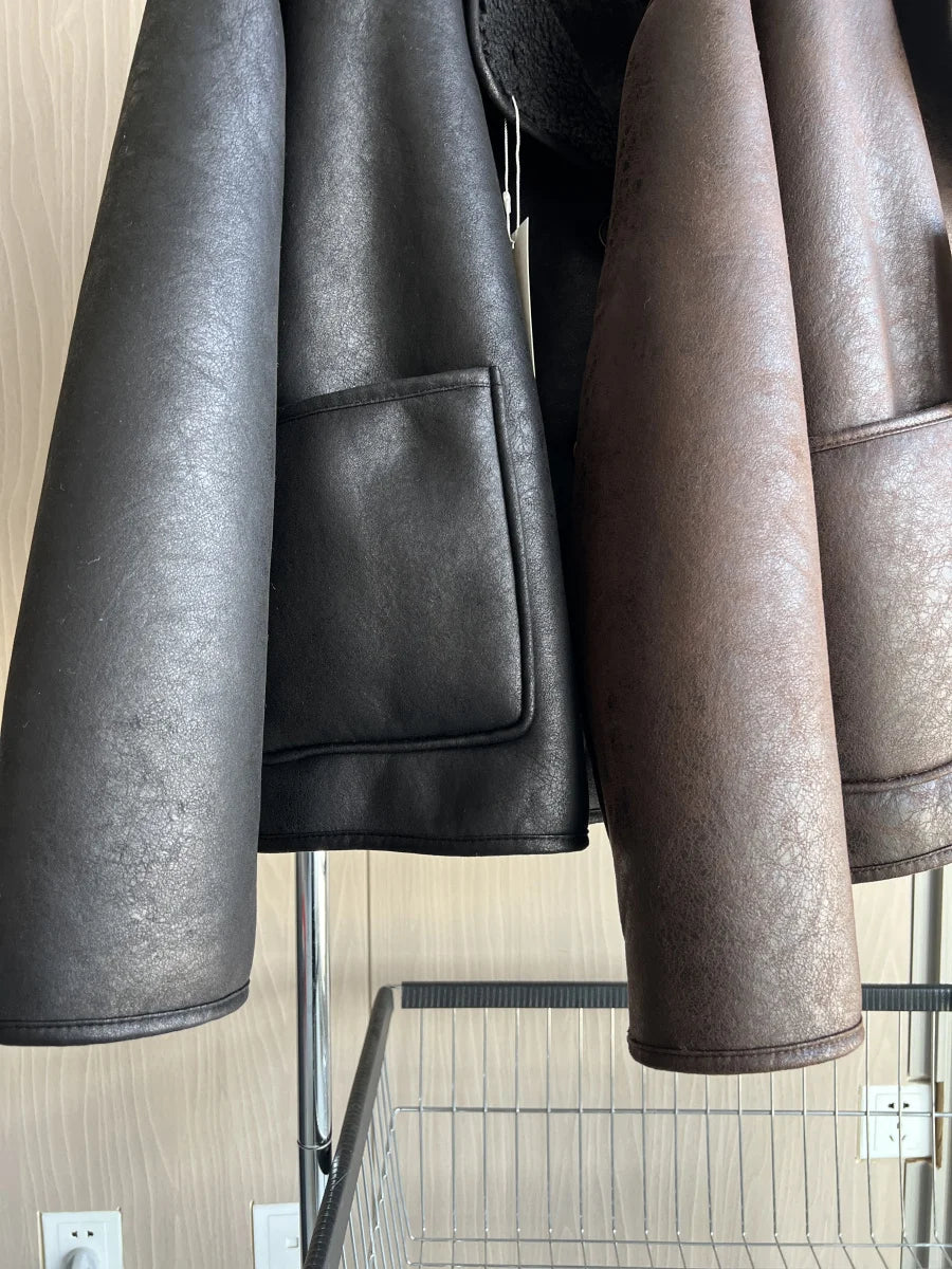 2024 Fall/Winter New Arrival Traf Women's ZW Series Double-Sided