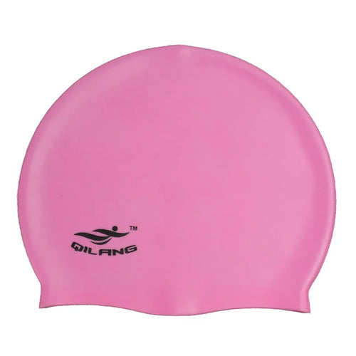 Waterproof Silicone Swim Caps Women Men High Elastic Flexible Protect
