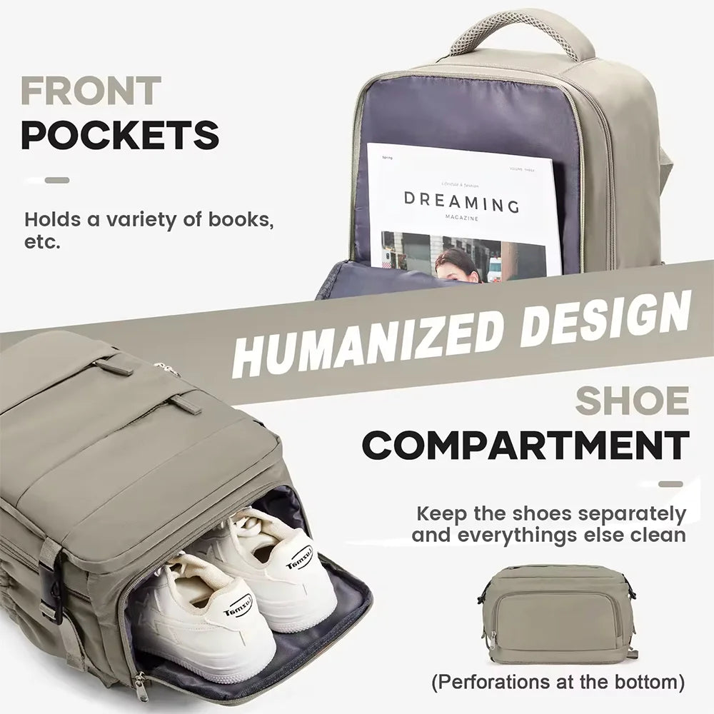 Backpack Travel 40x20x25 Ryanair Fashion Laptop Bag Women Waterproof