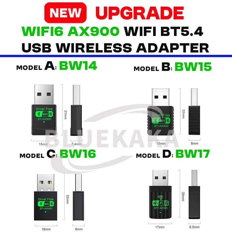 New 900Mbps USB Bluetooth 5.4 Adapter Wireless Dongle Audio Receiver