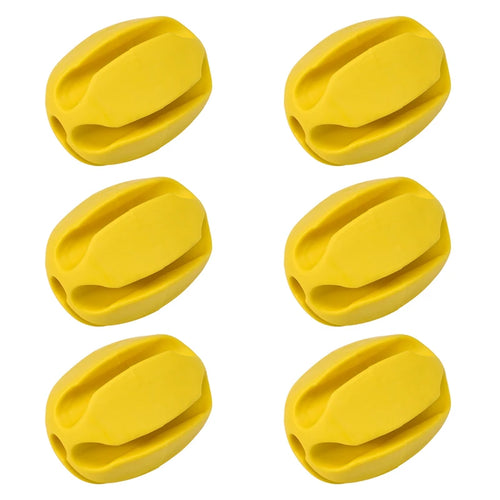 6 PCS Silicone Fishing Rod Holder Ball Straps 5 Hole Lightweight