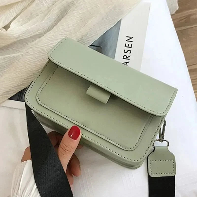 Crossbody Bag PU Leather Fashion Bags for Women Travel Handle Handbag