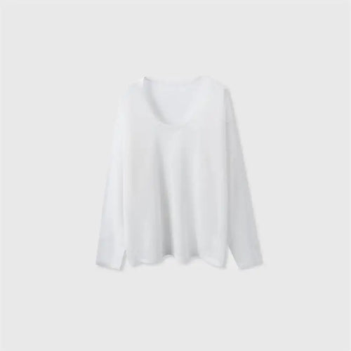 Sexy Sheer Baggy T-shirt for Women 2024 Summer Casual Fashion Loose