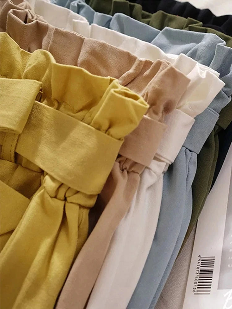 Summer Autumn Skirts Womens Midi Knee Length Korean Elegant Button