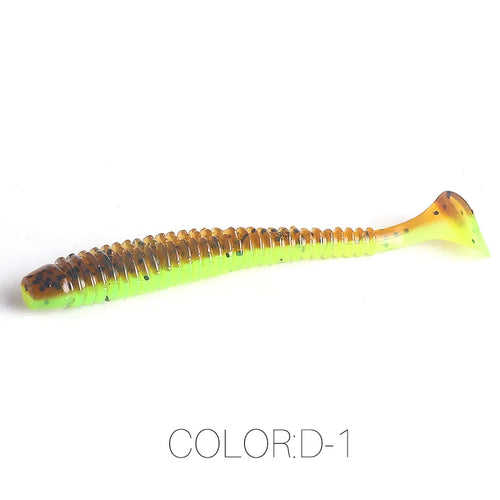 2023 HOT Impact Ring Shad Fishing Lure Soft 63mm 80mm 97mm Plastics