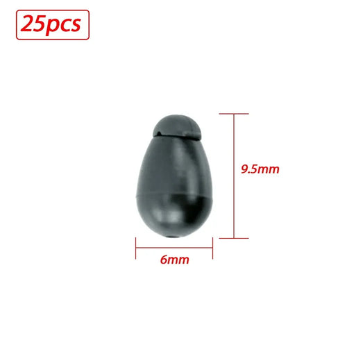 25pcs Quick Change Beads Carp Fishing Tackle Hook Links Method Feeders