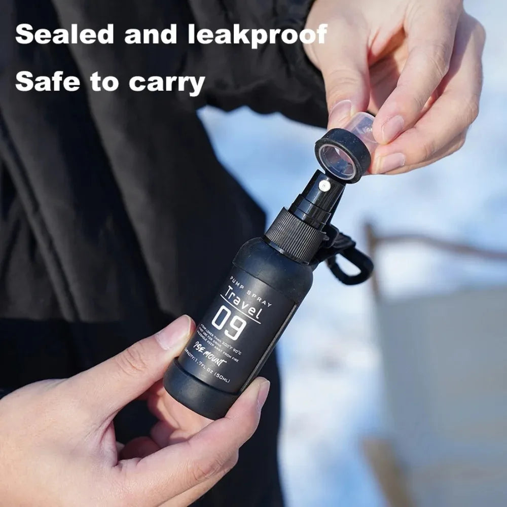1PC Outdoor Camping Trip Spray Bottle Alcohol Dispenser Bottle