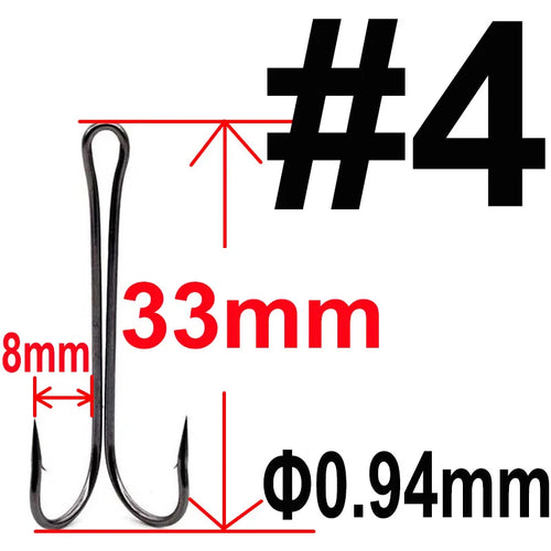 20 pcs with Box Long Shank Double Hook Weedless Fishing hook Fly Tying