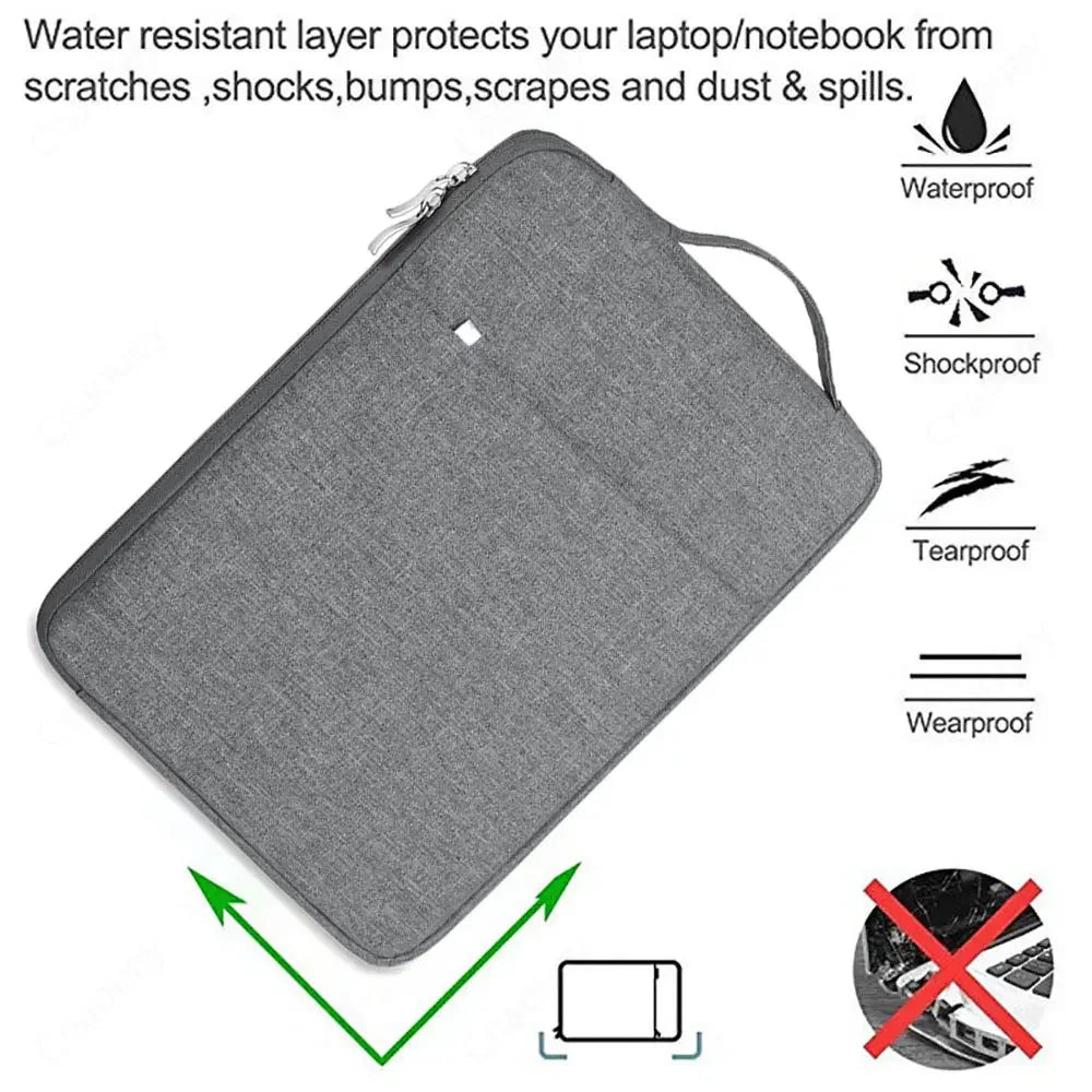 Laptop Sleeve Handbag Case for HP 13.3" 13.5" 14" 15.6" 16" Waterproof