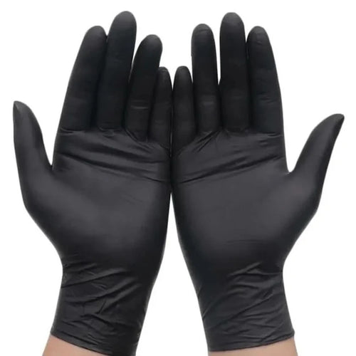20/50/100PCS Disposable Black Nitrile Gloves for Household Use Latex