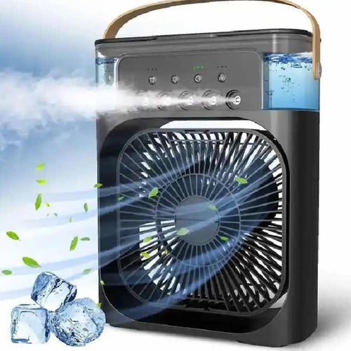 3 In 1 Fan AIr Conditioner Household Water Mist USB Fan Small Air