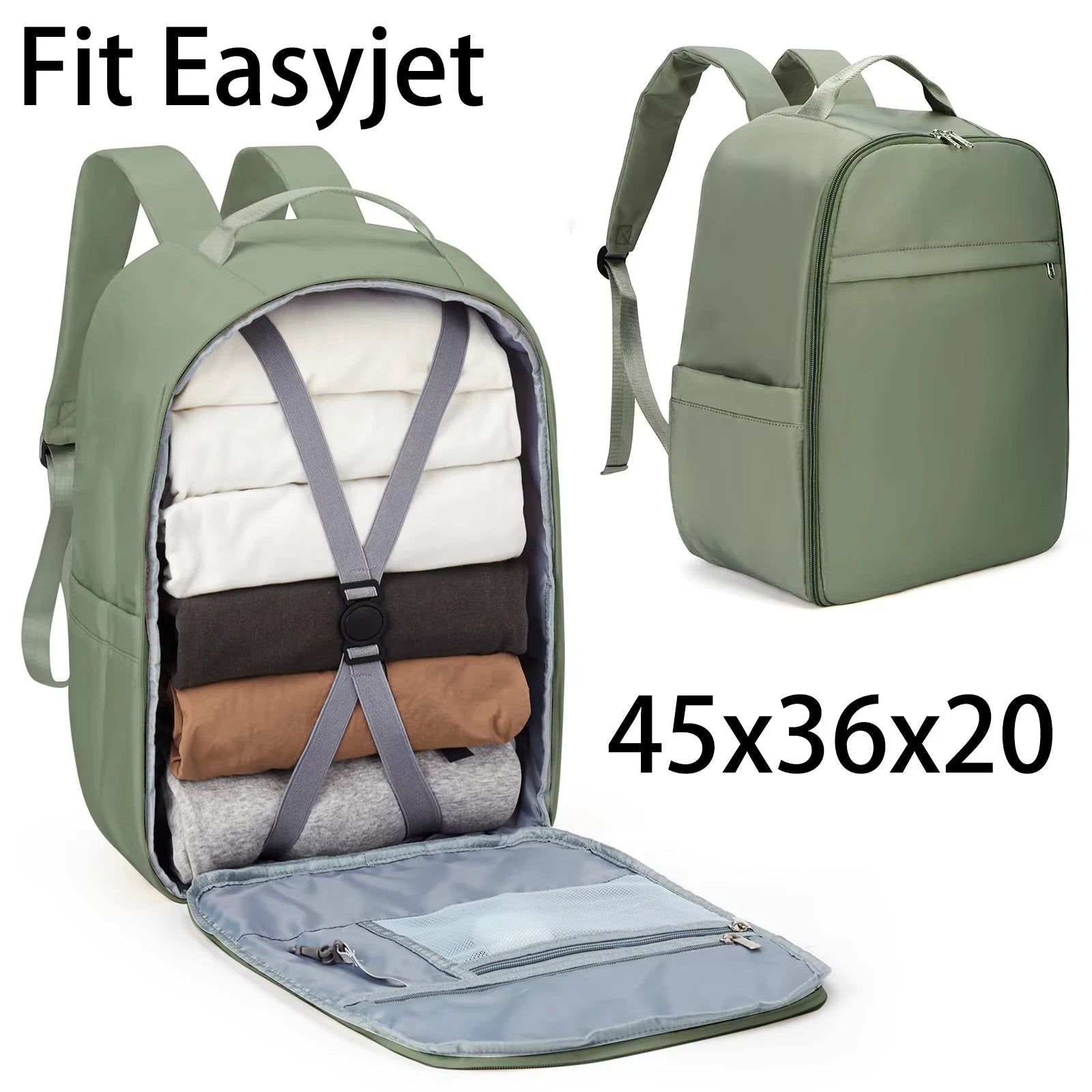 Easyjet Cabin Bag 45x36x20 Backpack, Travel Backpack Woman Ryanair