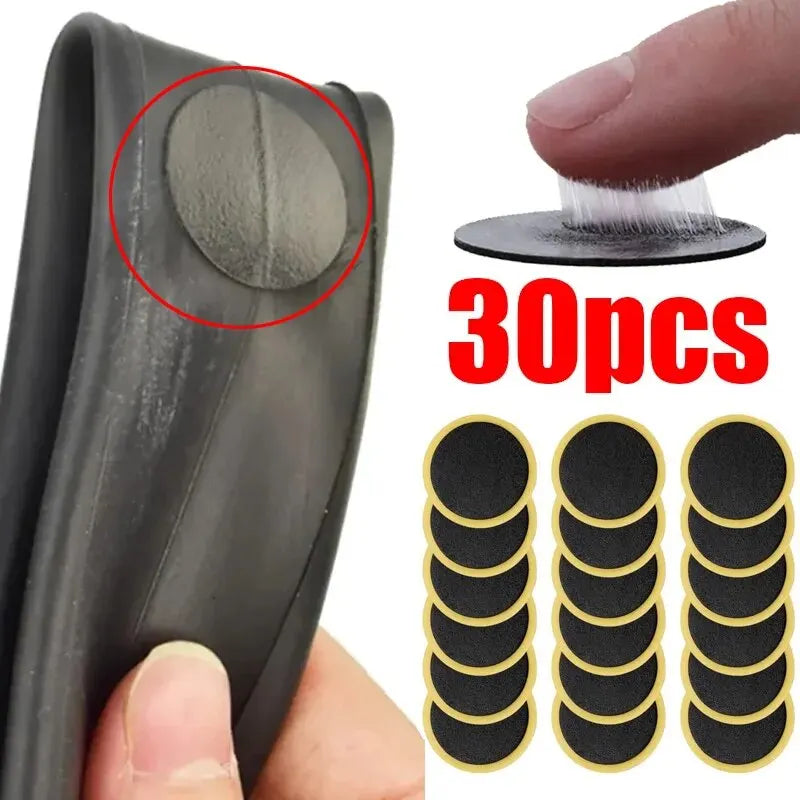 50/30/20/10PCS Bicycle Glue-free Tire Patches Tool Quick Repairing