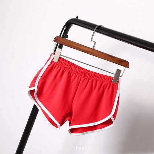 Women's Cotton Shorts Vintage Dolphin Short Pants Sexy Lounge Workout