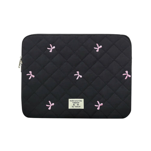 Cute Bow Graphic Laptop Bag Tablet Sleeve Case 11 13.3 14 15.6 Inch