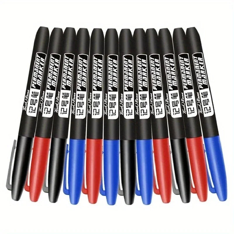 6 Pcs/Set Permanent Art Marker Pen Fine Point Waterproof Ink Thin Nib