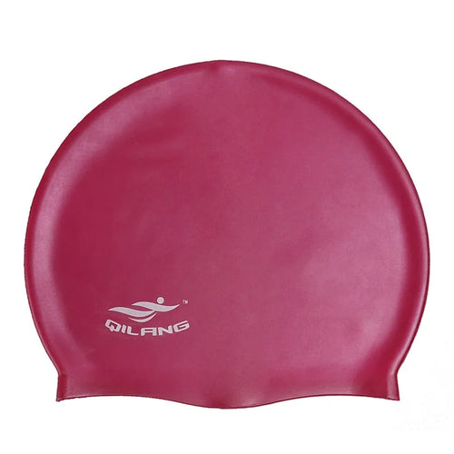 Waterproof Silicone Swim Caps Women Men High Elastic Flexible Protect