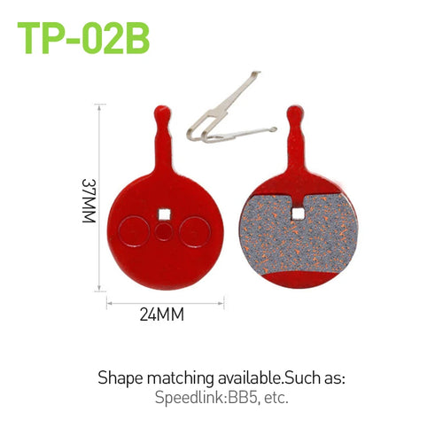 2 Pairs (4 pcs) MTB Bicycle Hydraulic Disc Brake Pads For SHIMANO SRAM