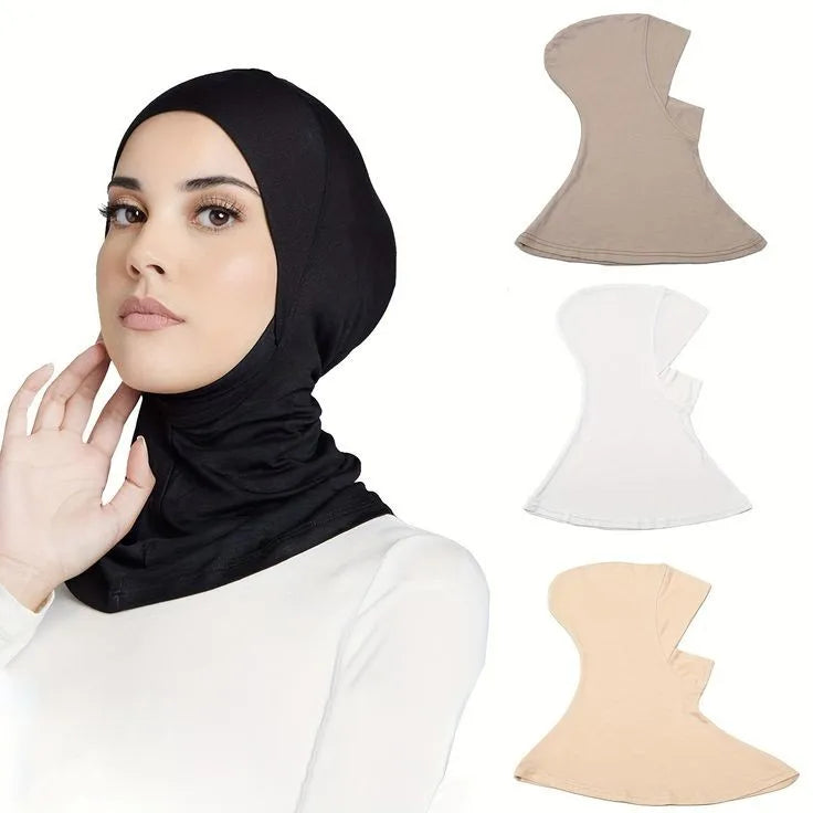 Ready To Wear Inner Cap Hijab for Women Muslim Solid Underscarf Hijab