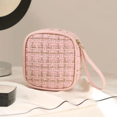 Simple Mini Makeup Storage Bag Ladies Portable Lipstick Key Coin Data