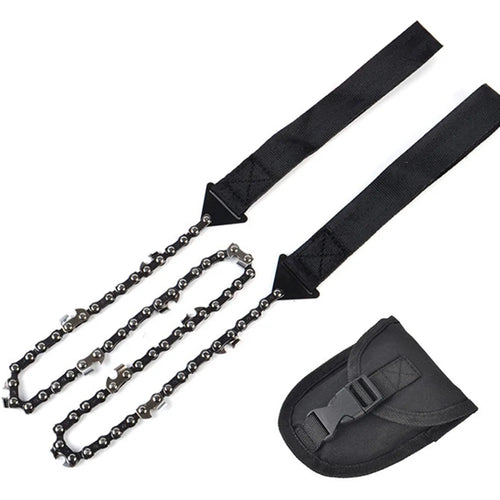 24 Inch Pocket Chain Rope Saw Portable Hand Saw With Sharp Teeth