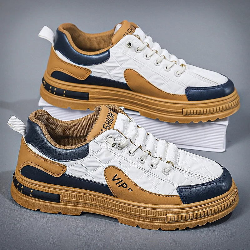 Mesh Lightweight Sneakers Elastic Band Platform Vulcanized Shoes Big