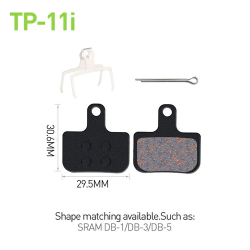 2 Pairs (4 pcs) MTB Bicycle Hydraulic Disc Brake Pads For SHIMANO SRAM