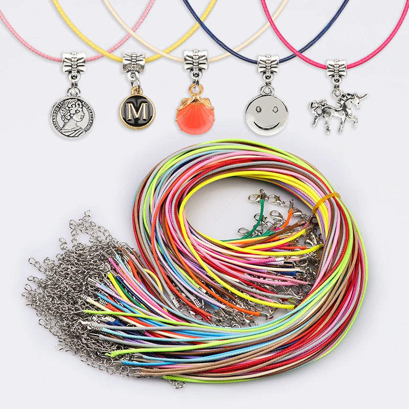 50pccotton waxed cord for handmade DIY gifts - perfect for friends"