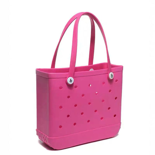 M/L/XL Beach Bag Fashion EVA Waterproof Rubber Picnic Storage Basket