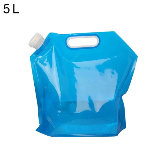 5/10L Portable Water Bag Folding Bucket Water Container Jug Bottle