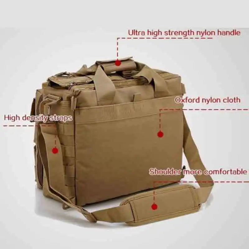 New  Backpack Tactical Molle Nylon Messenger Shoulder Bag Laptop