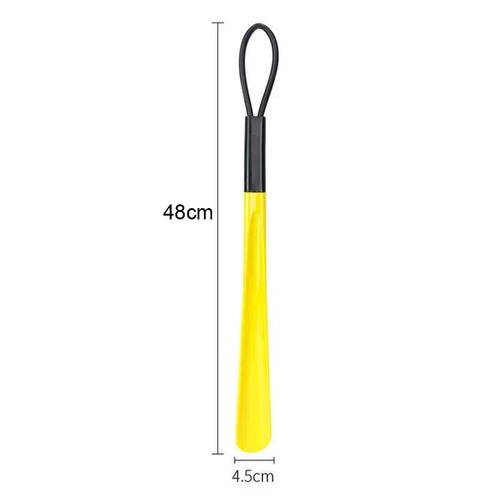 1pc Extra long flexible plastic shoe horns do not require bending
