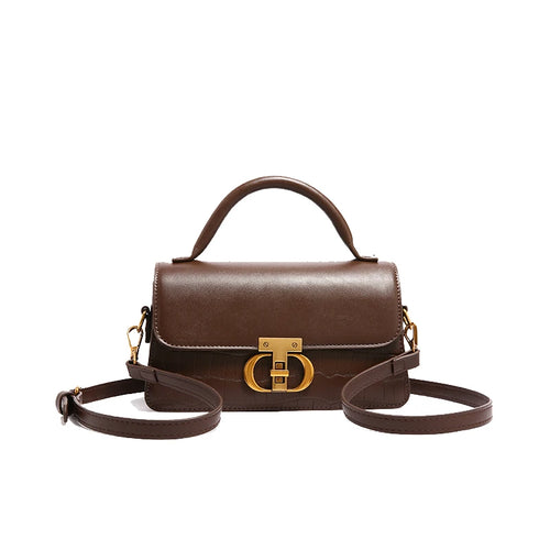 Small Leather Armpit Bags for Women, Chain Shoulder, Crossbody Bag,