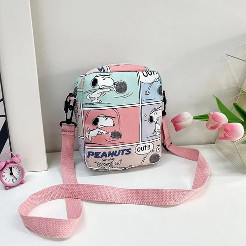 Snoopy Crossbody Bags for Ladies Kawaii Purses Phone Case Peanuts