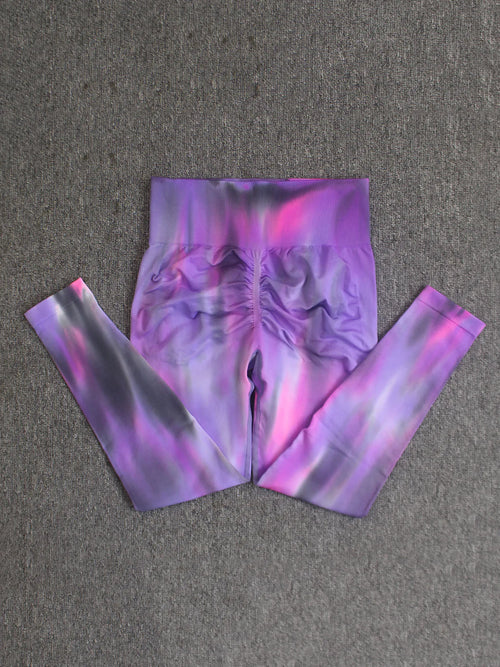 Seamless Push Up Scrunch Sport Leggings For Women Tummy Control Butt
