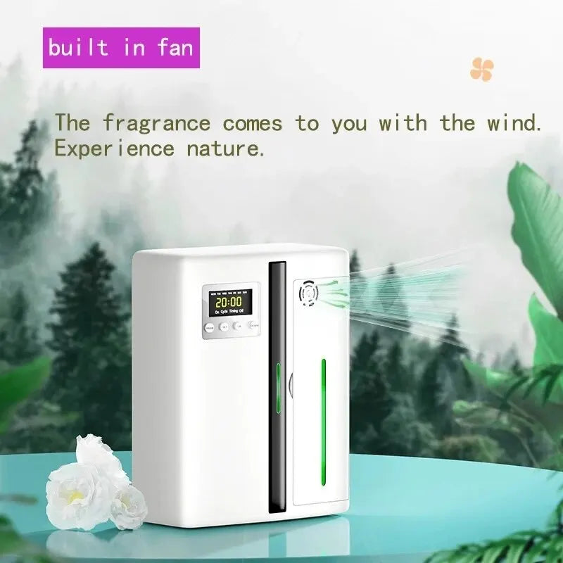 160ml Waterless Scent Diffuser Bluetooth Wall-Mounted Fragrance