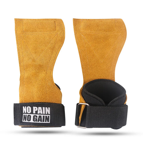 Gym Grips For Men Women Cowhide Palm Guards Weightlifting Fitness