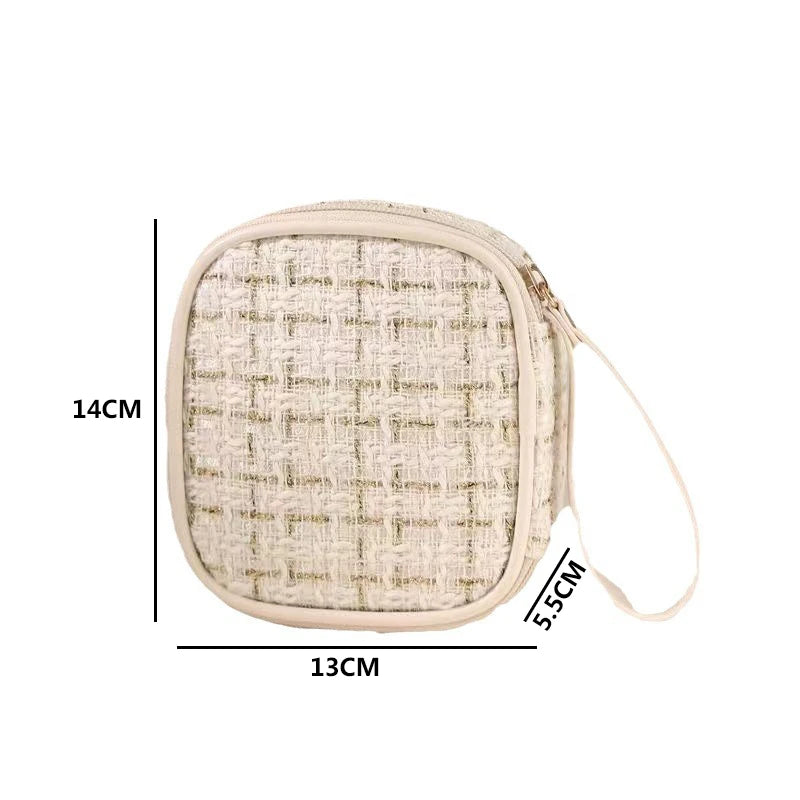 Simple Mini Makeup Storage Bag Ladies Portable Lipstick Key Coin Data