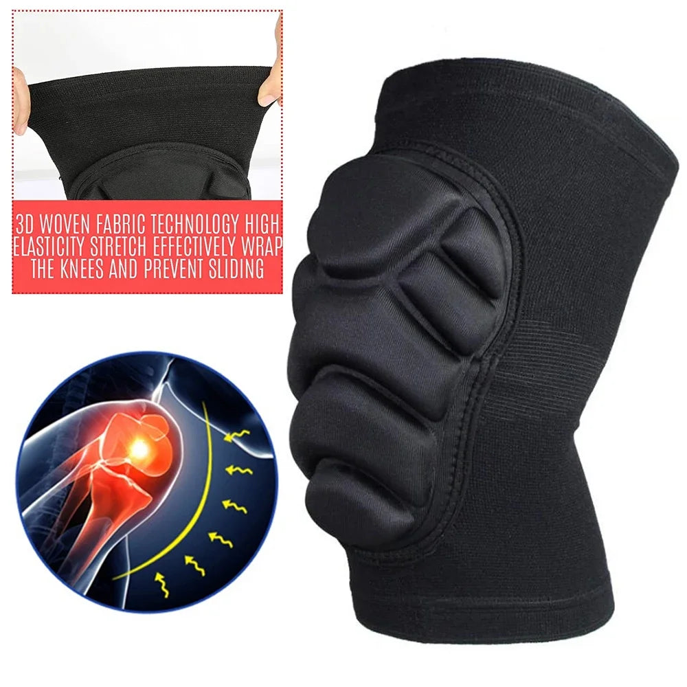 1Pair Kids Child Youth Thick Sponge Knee Pads Elbow Sleeves Guard