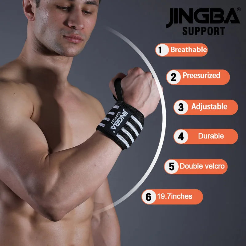 1PC Wristband Wrist Support Brace Straps Extra Strength Weight Lifting