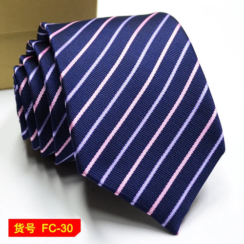 67 Styles Men's Ties Solid Color Stripe Flower Floral 7-8cm Jacquard