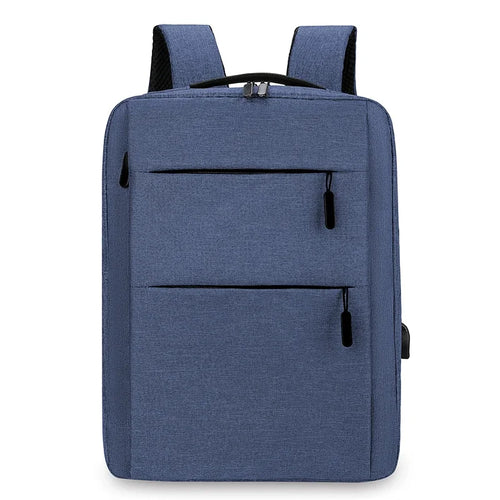 Men's and women's computer backpacks, multi-layer zipper laptop bags,