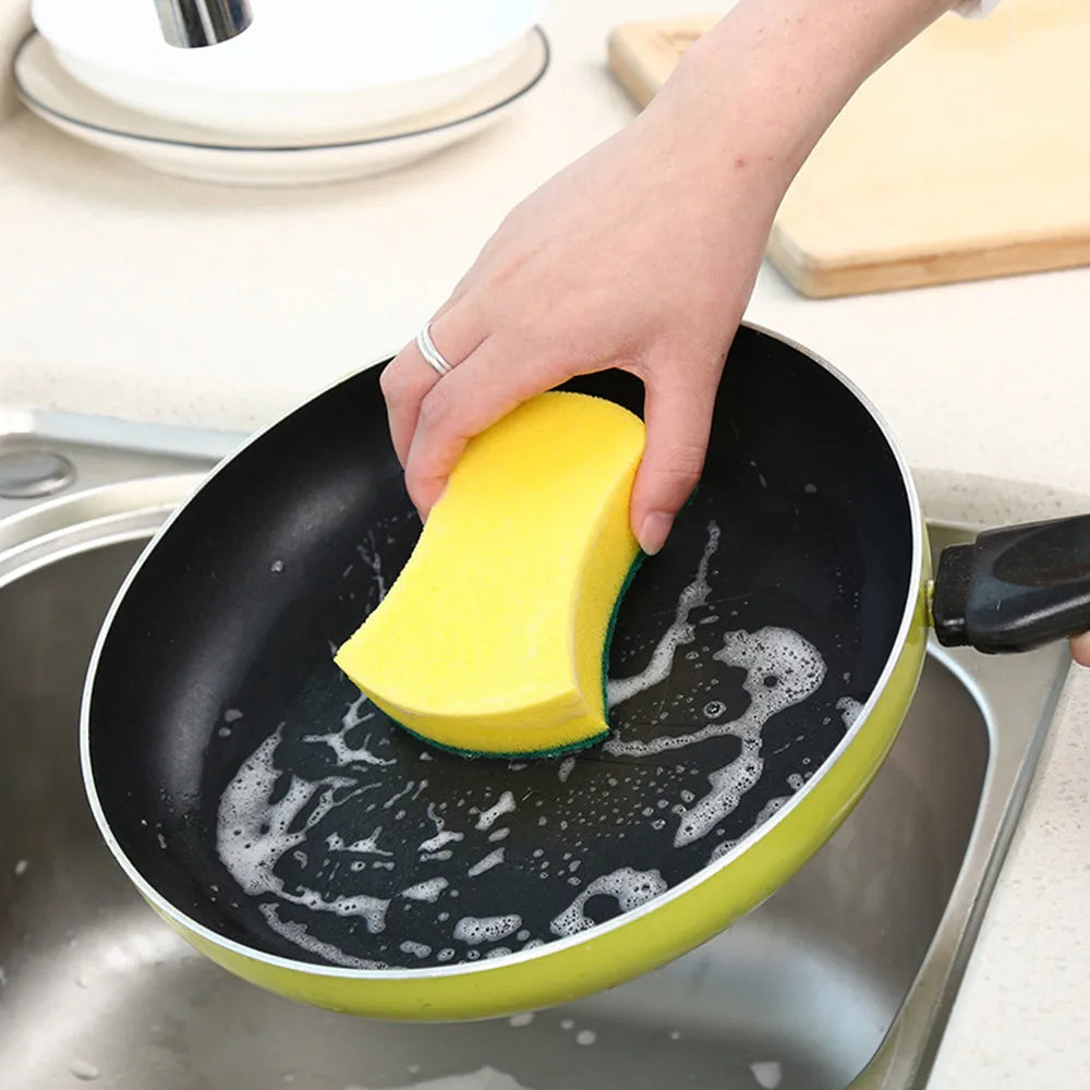 20/30pcs Dishwashing Sponge Kitchen Nano Emery Magic Clean Rub Pot