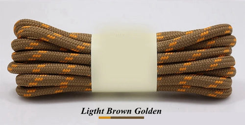 1Pair Round Shoelaces Durable Polyester Shoelace Outdoor Boots