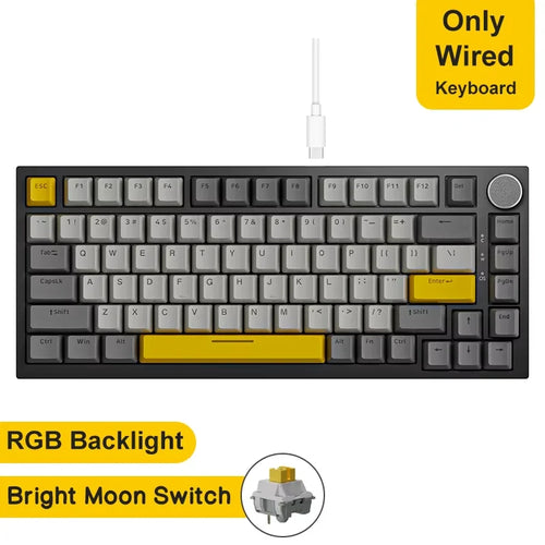 Ajazz AK820/AK820Pro gaming mechanical keyboard Bluetooth