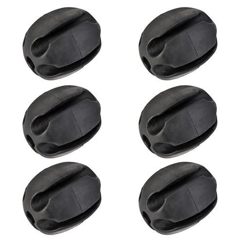 6 PCS Silicone Fishing Rod Holder Ball Straps 5 Hole Lightweight