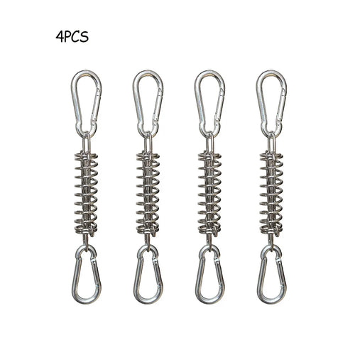 4/6Pcs Camping Tent Wind Rope Spring Buckle Tent Tensioner Camping