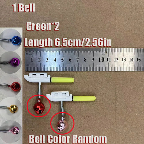 2 Pcs/Set Electronic Fishing Light Rods Led Bells Light Rods Bite