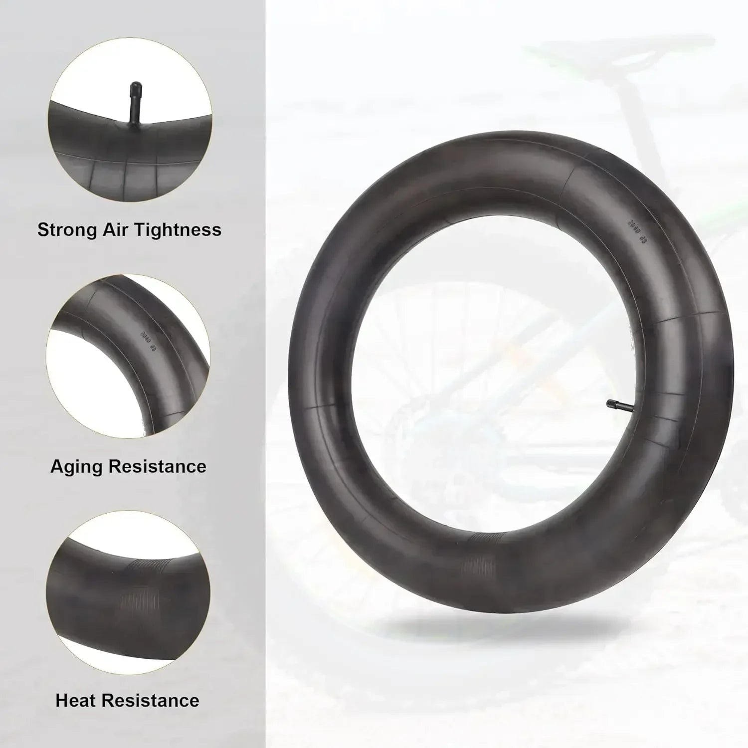 1PC Fat Bicycle Tube 20x4.0 Bike Inner Tube For Snowmobiles Bicycles